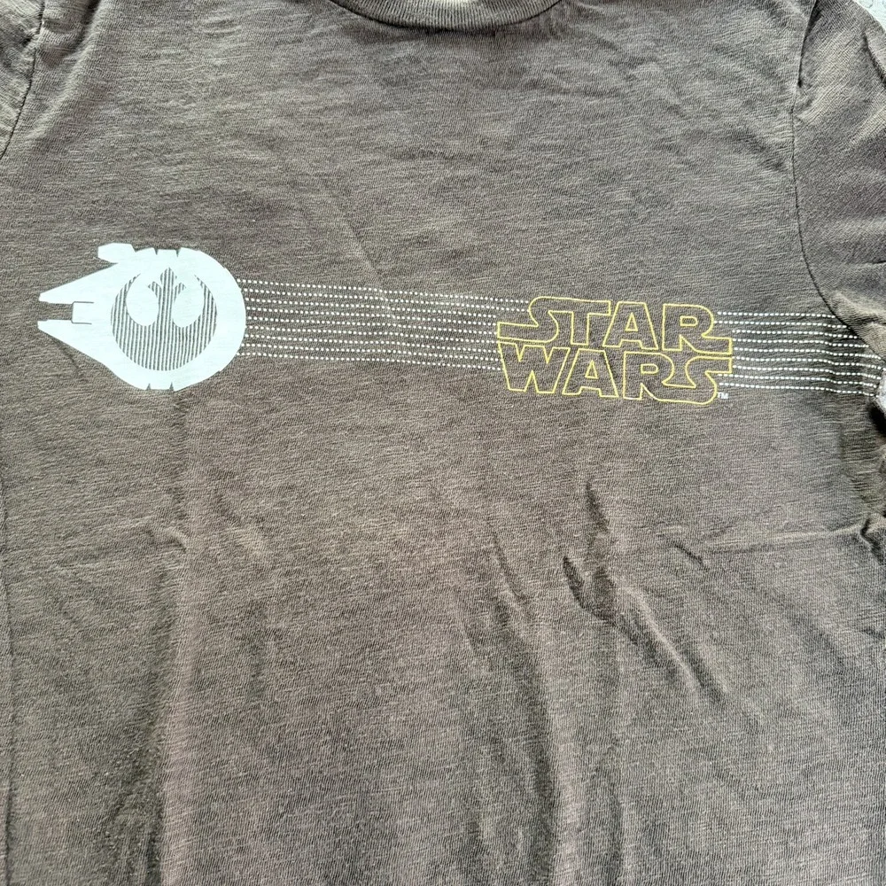 Gap Kids Star Wars Boy's T-Shirt Chewbacca Hologram Empire Strikes organic
